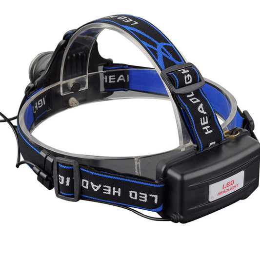 Powerful LED Headlamp – Rechargeable, Waterproof & Zoomable Tactical Head Torch for Camping, Fishing & Hiking