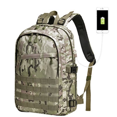 Vozonn Waterproof Camo-Print Backpack – Modular Attachment System
