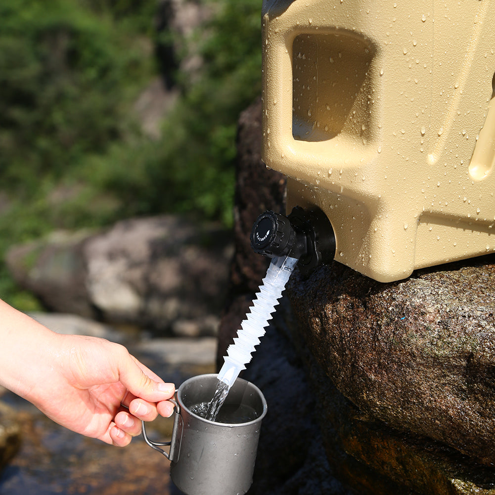 TrailFlow™ | 12L Heavy-Duty Camping Water Container with Adjustable Spigot
