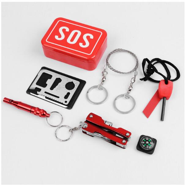Vozonn™ SOS Emergency Survival Kit – Whistle & Multi-Tool Gear for Hiking, Camping & Outdoor Safety