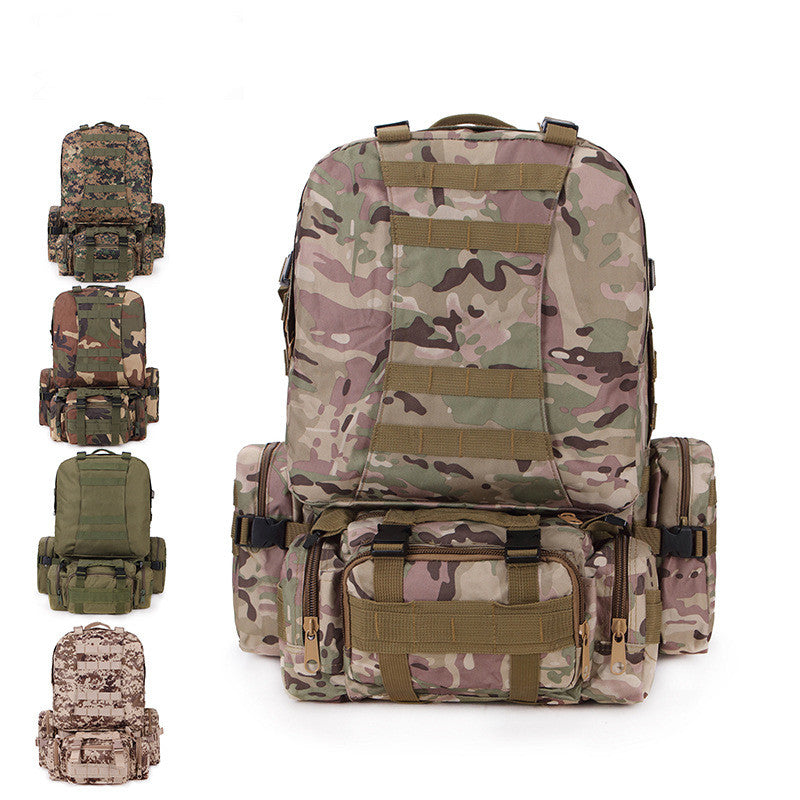Vozonn 50L Expedition Backpack – Multi-Compartment Outdoor Rucksack