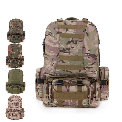 Vozonn 50L Expedition Backpack – Multi-Compartment Outdoor Rucksack