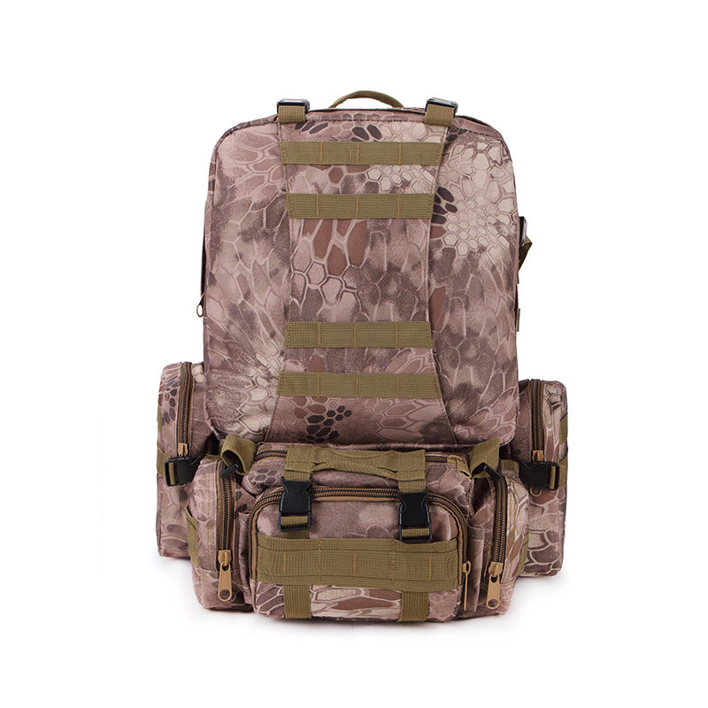 Vozonn 50L Expedition Backpack – Multi-Compartment Outdoor Rucksack
